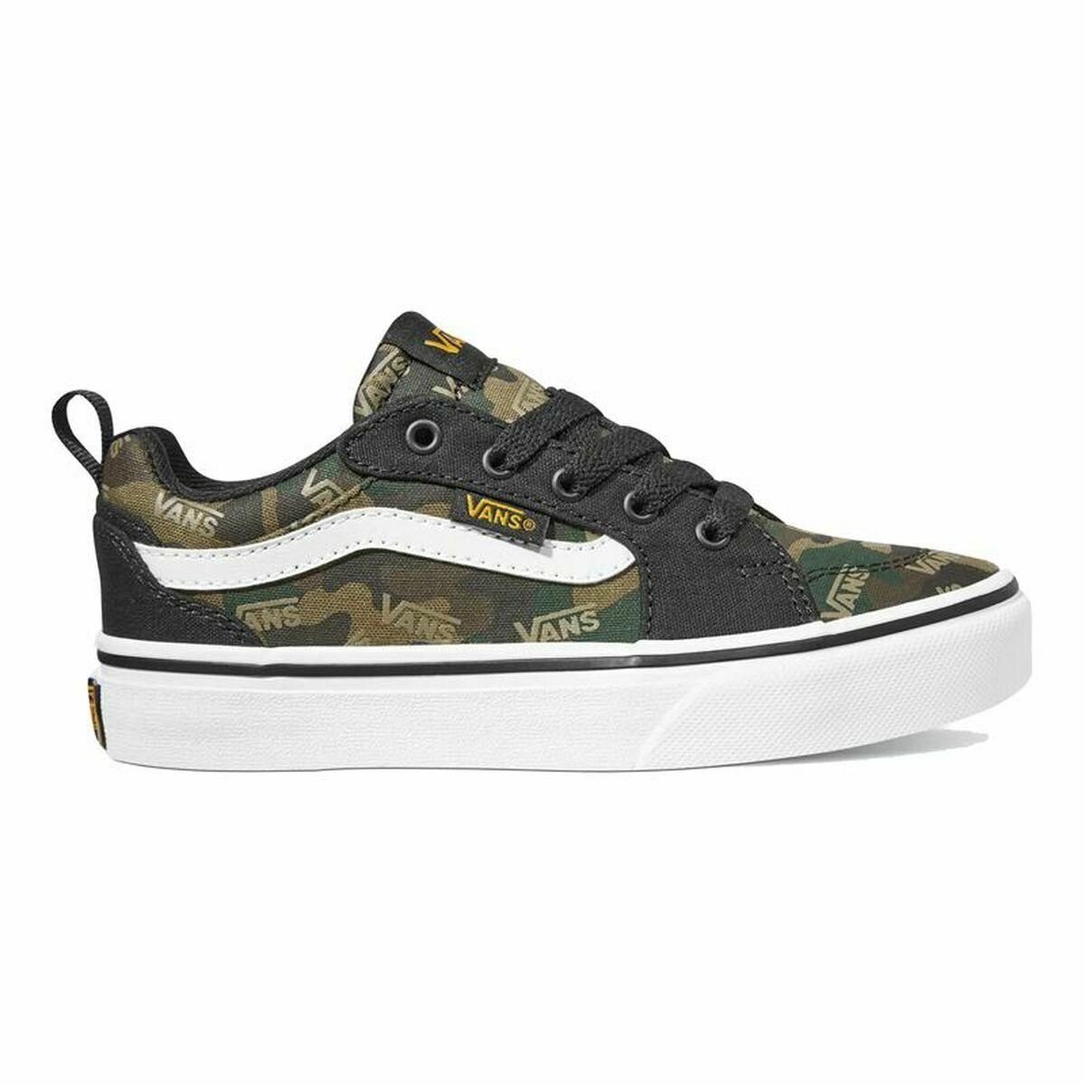 Kondisko til Børn Vans Filmore High Top Grøn Camouflage 37