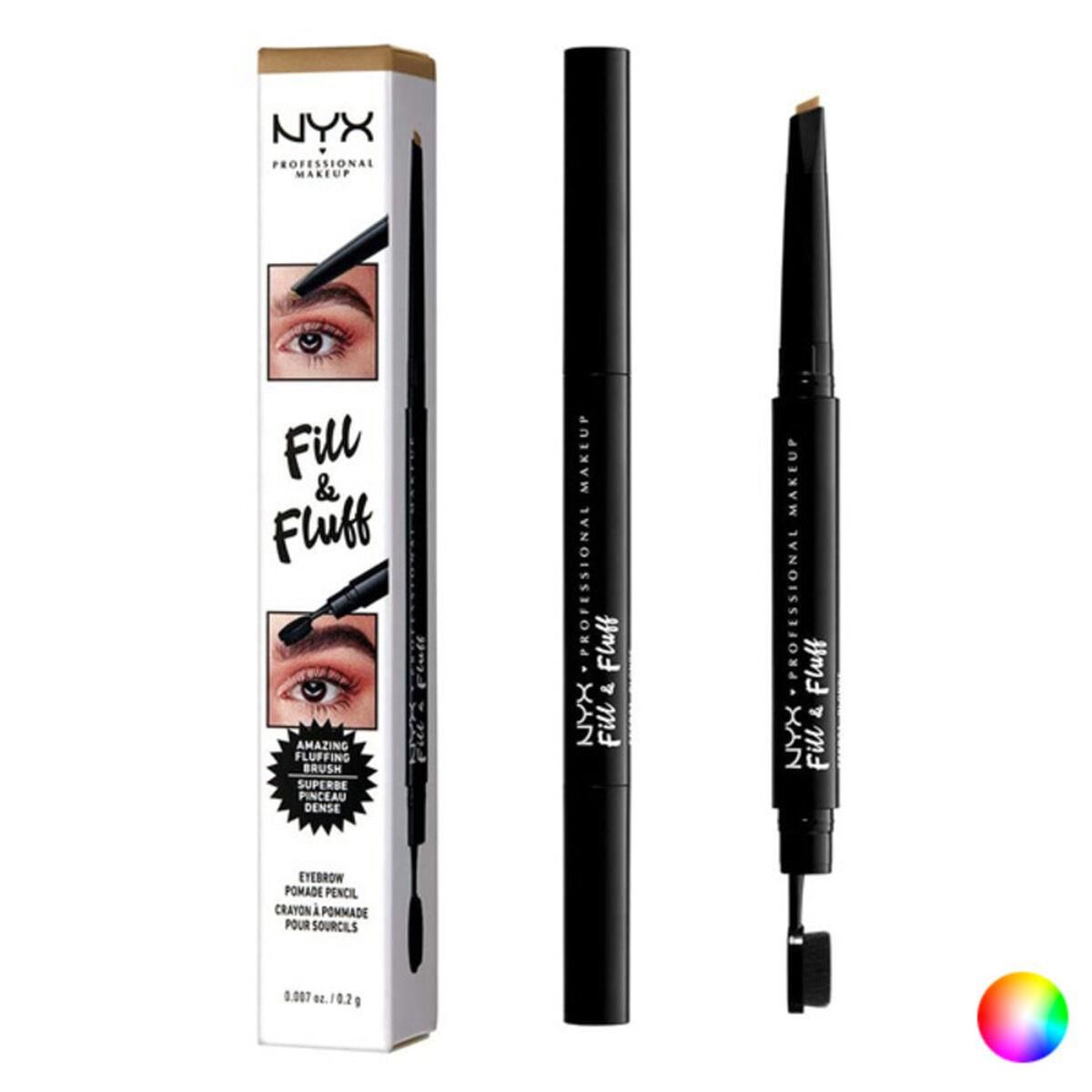 Make-up til Øjenbryn Fill & Fluff NYX (15 g) black 15 gr