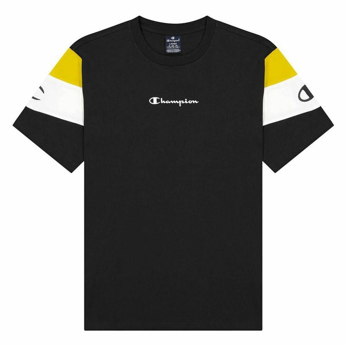 Kortærmet T-shirt Champion Crewneck Color Block M S