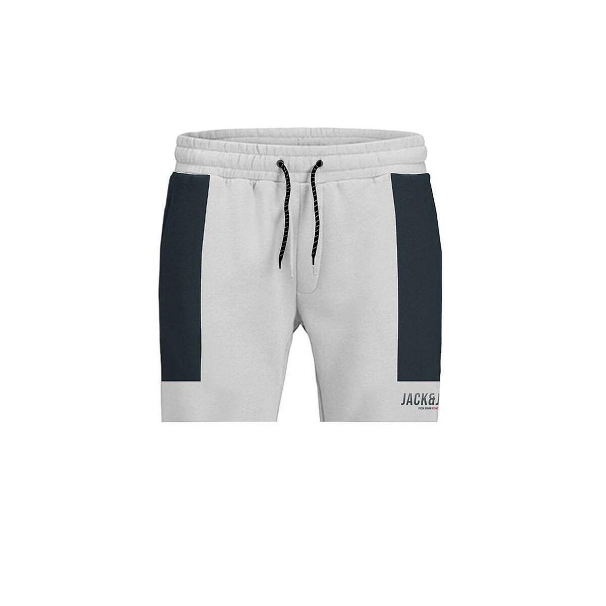 Sport shorts til mænd Jack & Jones JPSTDAN BLOKING 12228098 Hvid XL