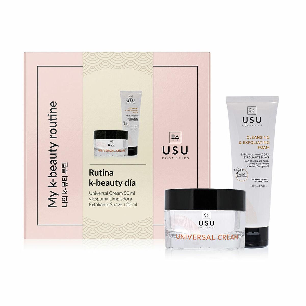 Unisex kosmetiksæt USU Cosmetics My K-Beauty Day Rutine 2 Dele