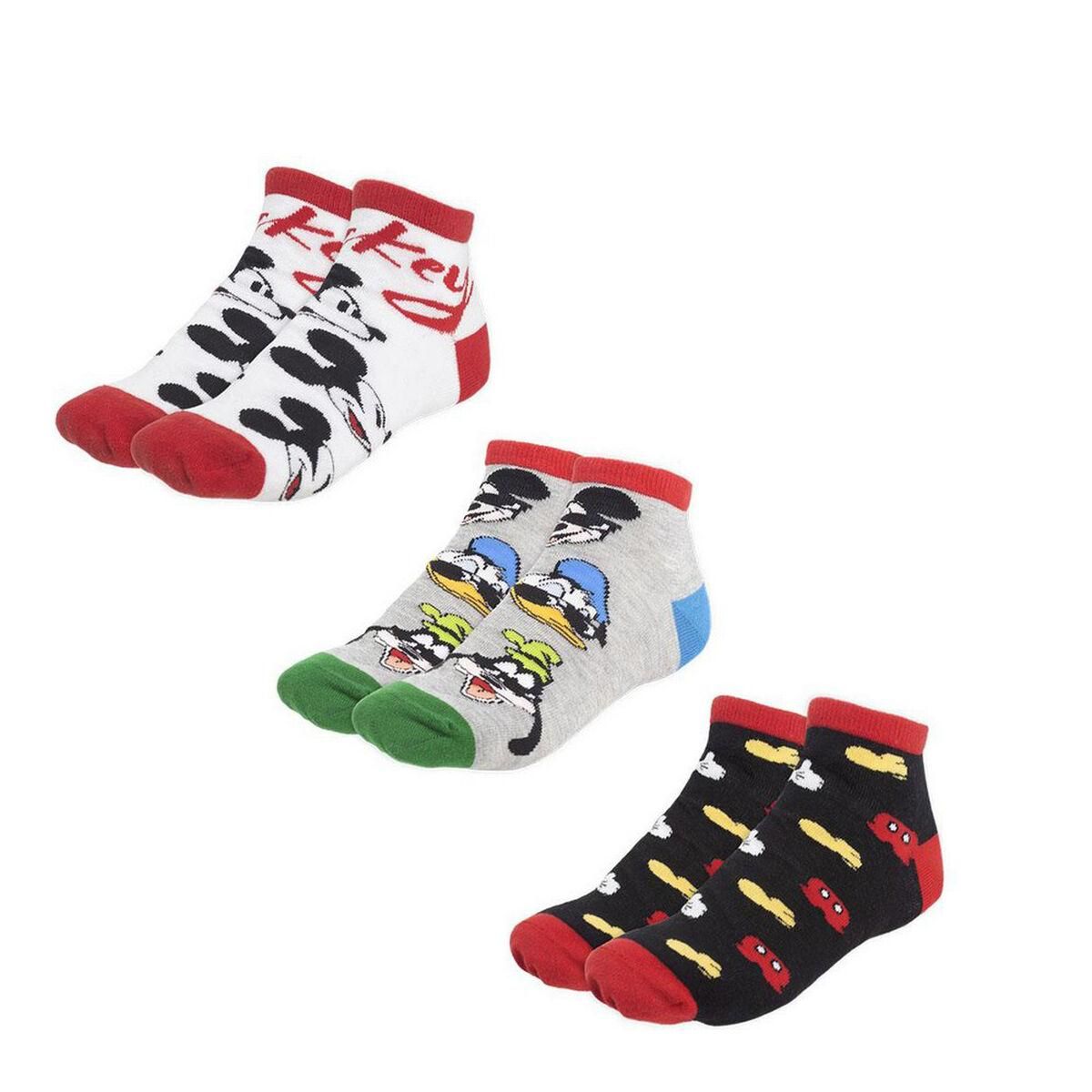 Sokker Mickey Mouse Unisex 3 par 36-40