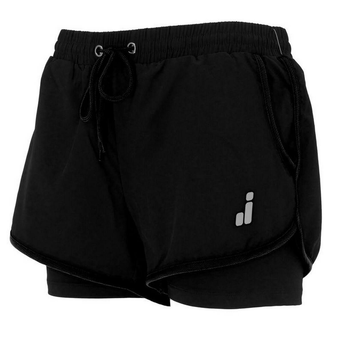 Sport shorts til kvinder Joluvi Meta Duo Sort L