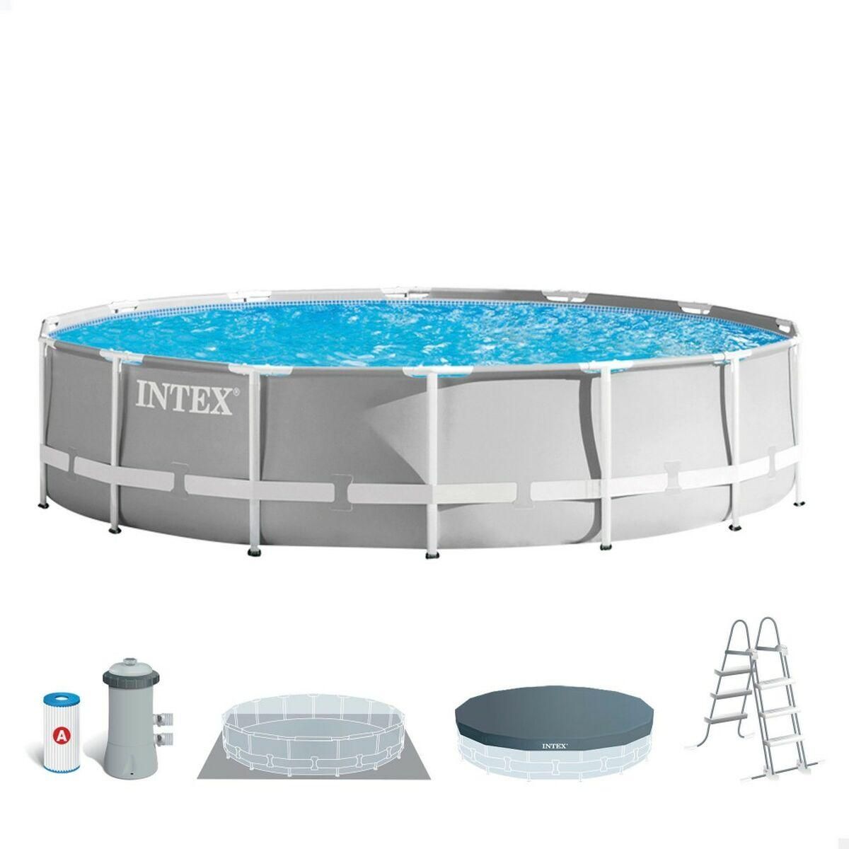 Pool Aftageligt Intex 457 x 107 x 457 cm