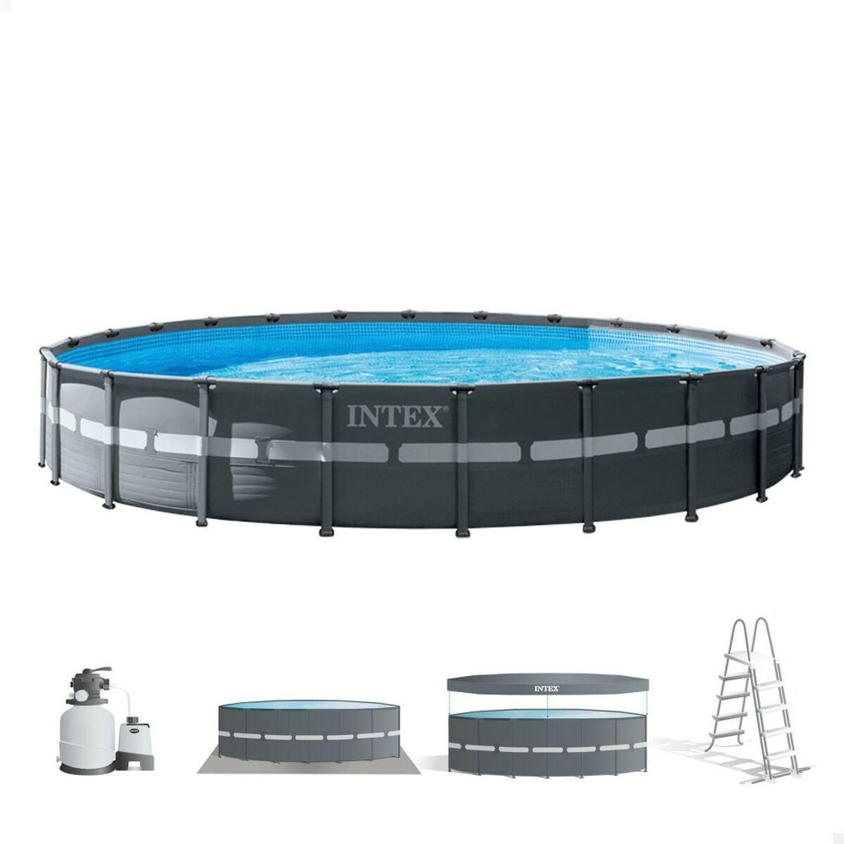 Pool Aftageligt Intex 732 x 132 x 732 cm