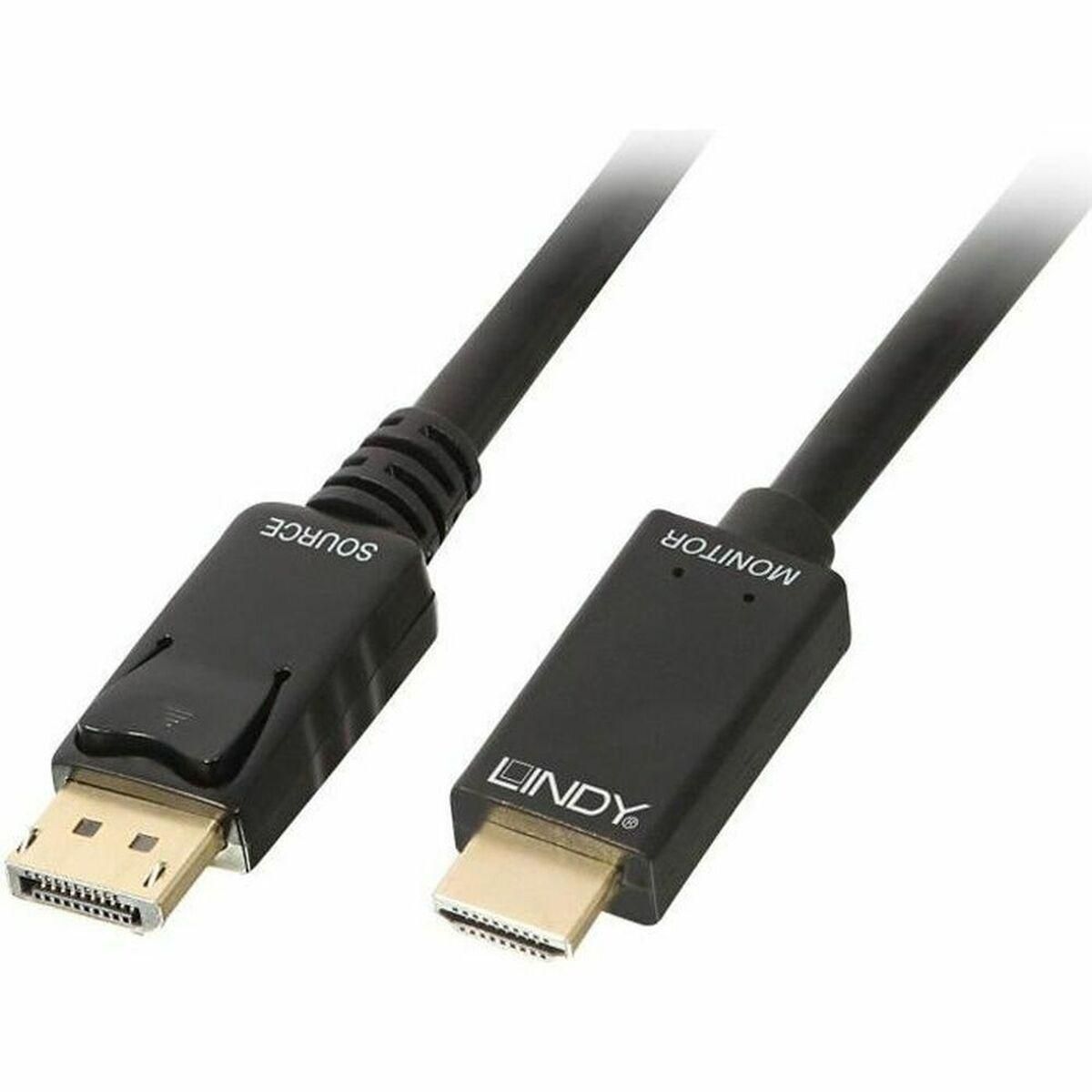 DisplayPort til HDMI-adapter LINDY 36921 Sort