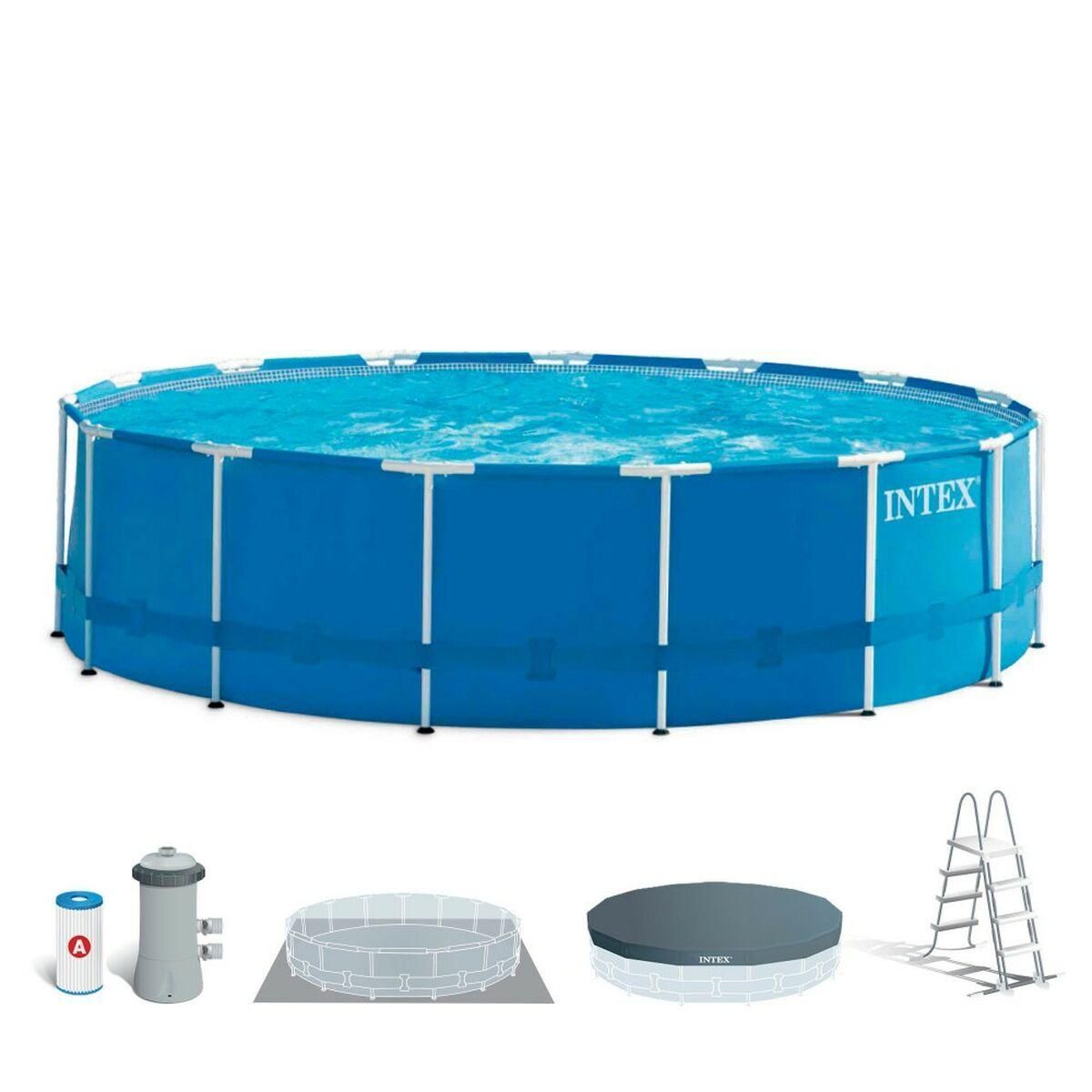 Pool Aftageligt Intex 28242 457 x 122 x 457 cm