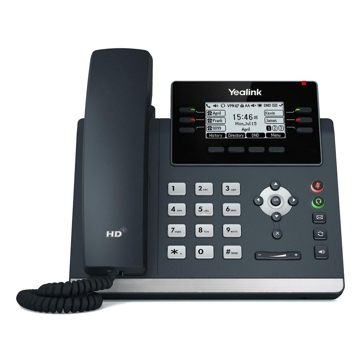 IP telefon Yealink T42U Sort