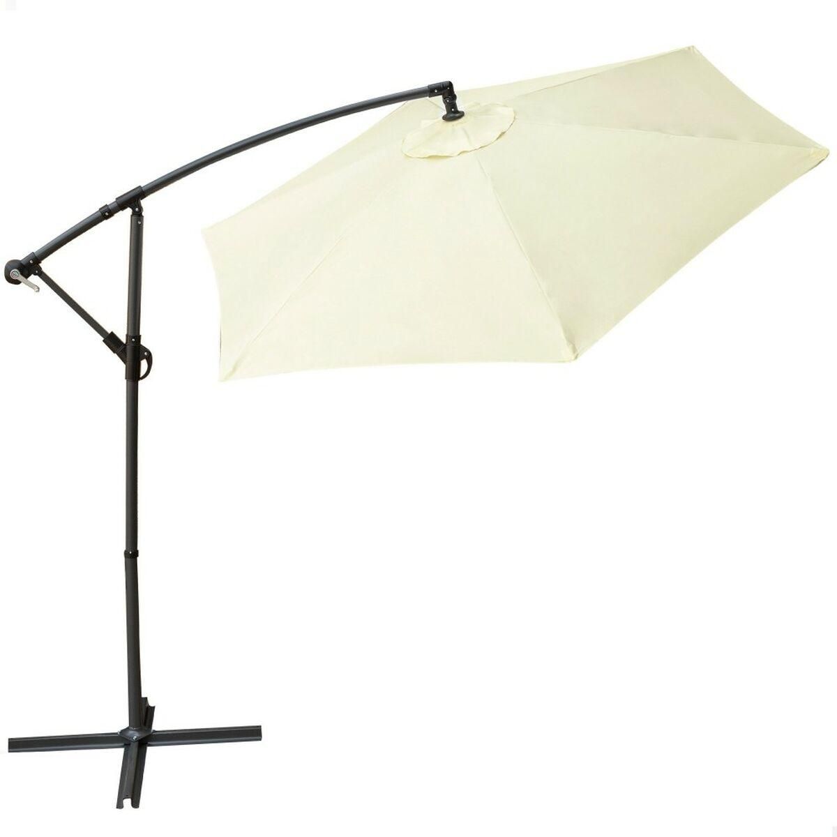 Parasol Aktive BANANA 270 x 268 x 270 cm Ø 270 cm Aluminium Flødefarvet