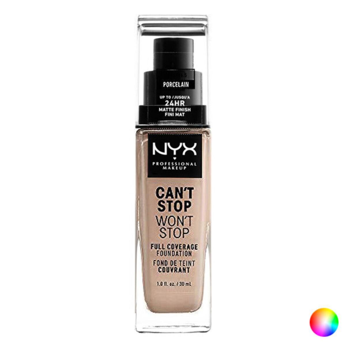 Flydende makeup foundation Can't Stop Won't Stop NYX (30 ml) (30 ml) vanilla 30 m