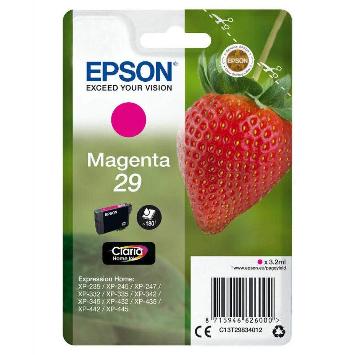 Original blækpatron Epson C13T29834022 Magenta