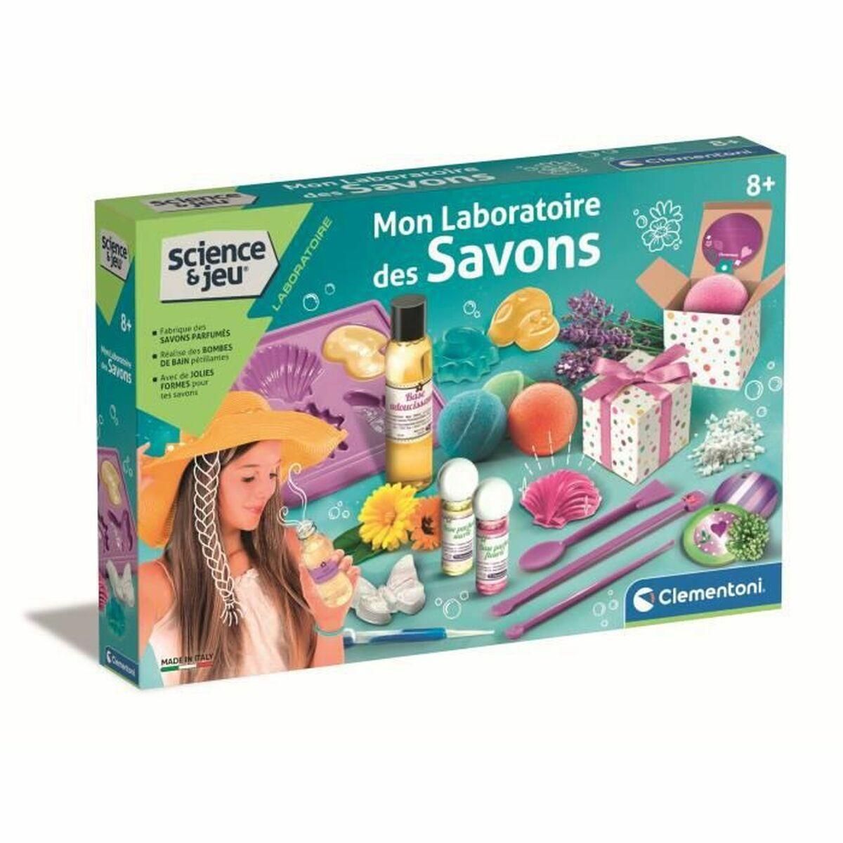 Håndværkssæt Clementoni My Soap Lab Sæbefremstillingssæt