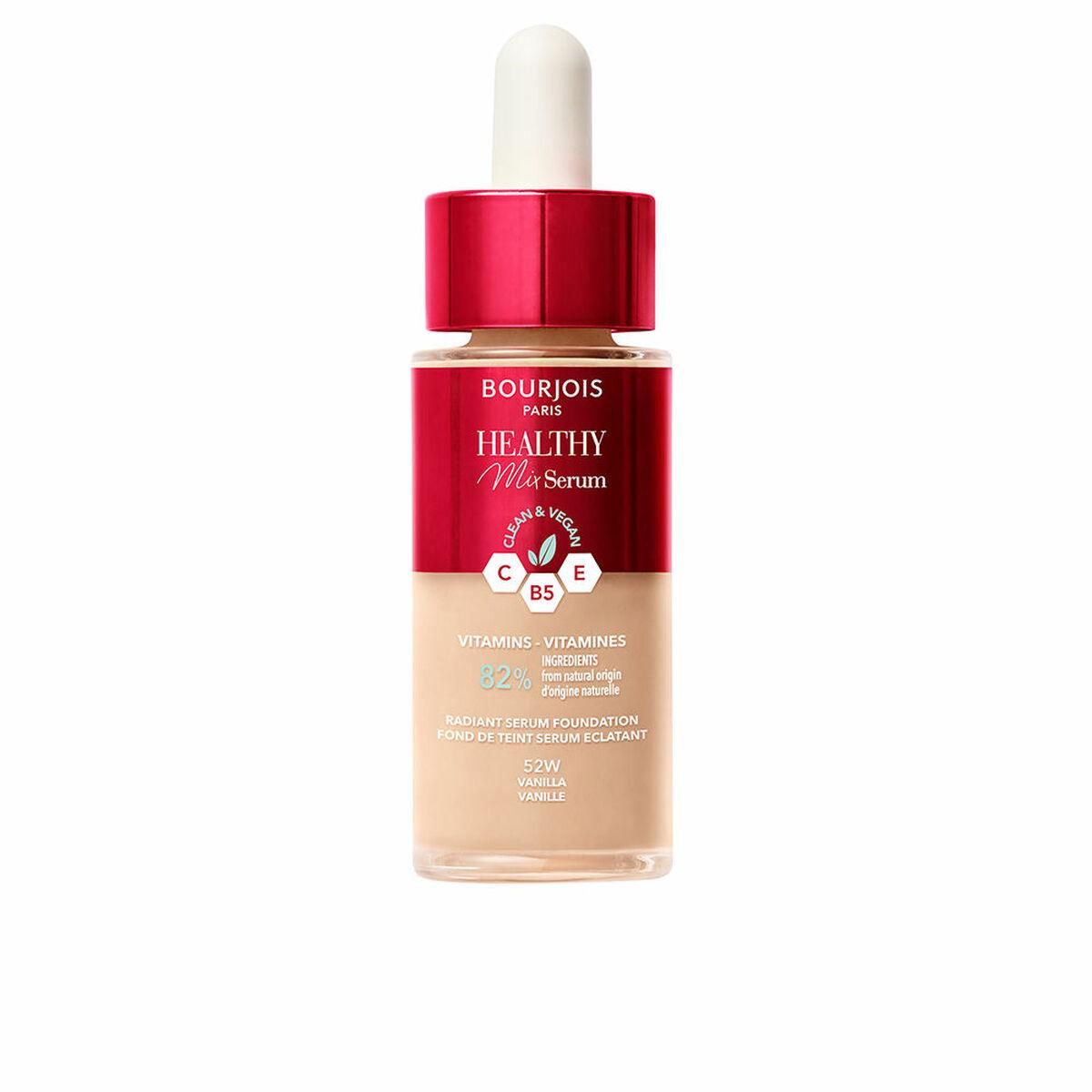 Flydende makeup foundation Bourjois Healthy Mix Serum Nº 52W Vanilla 30 ml