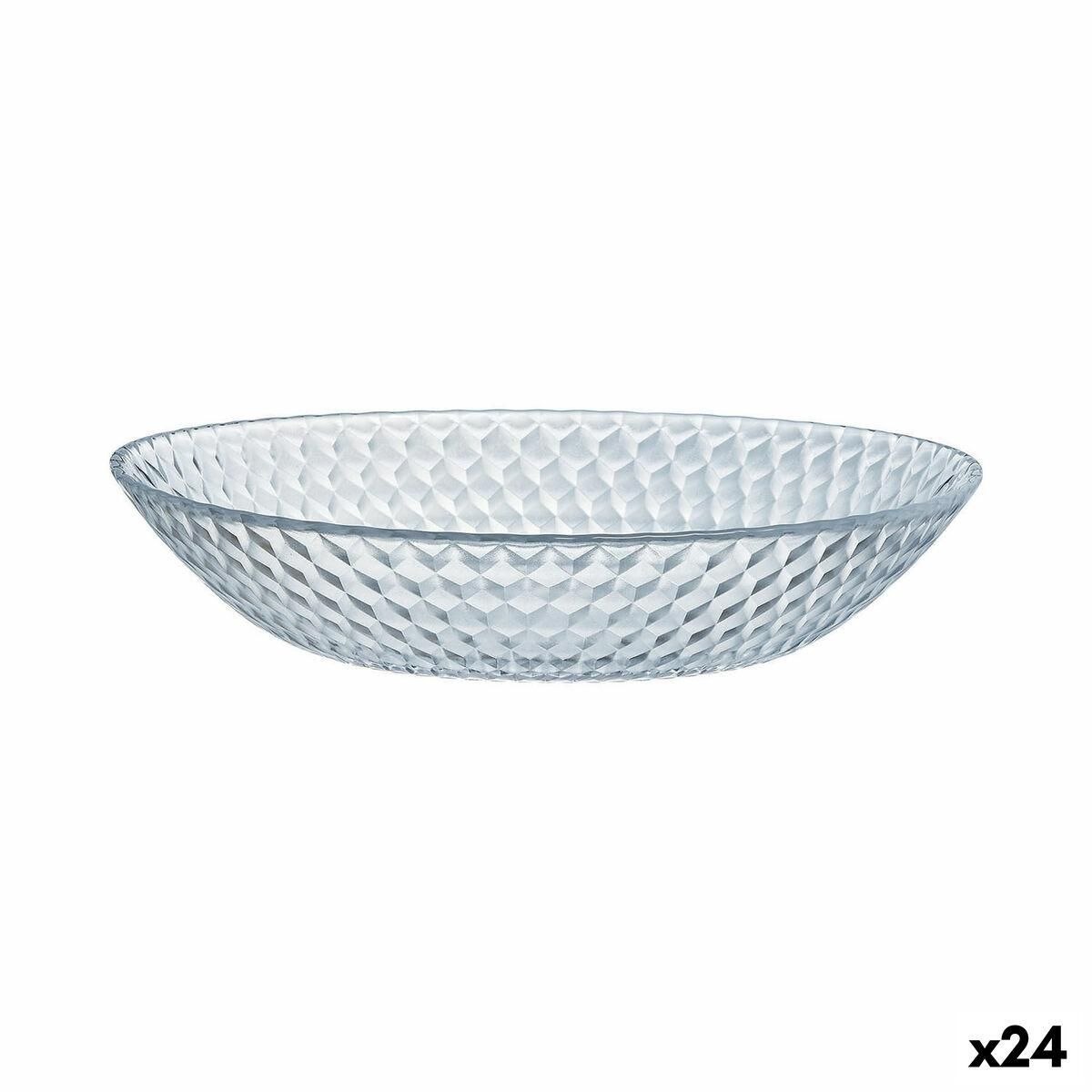 Dyb tallerken Luminarc Pampille Clear Gennemsigtig Glas (20 cm) (24 enheder)