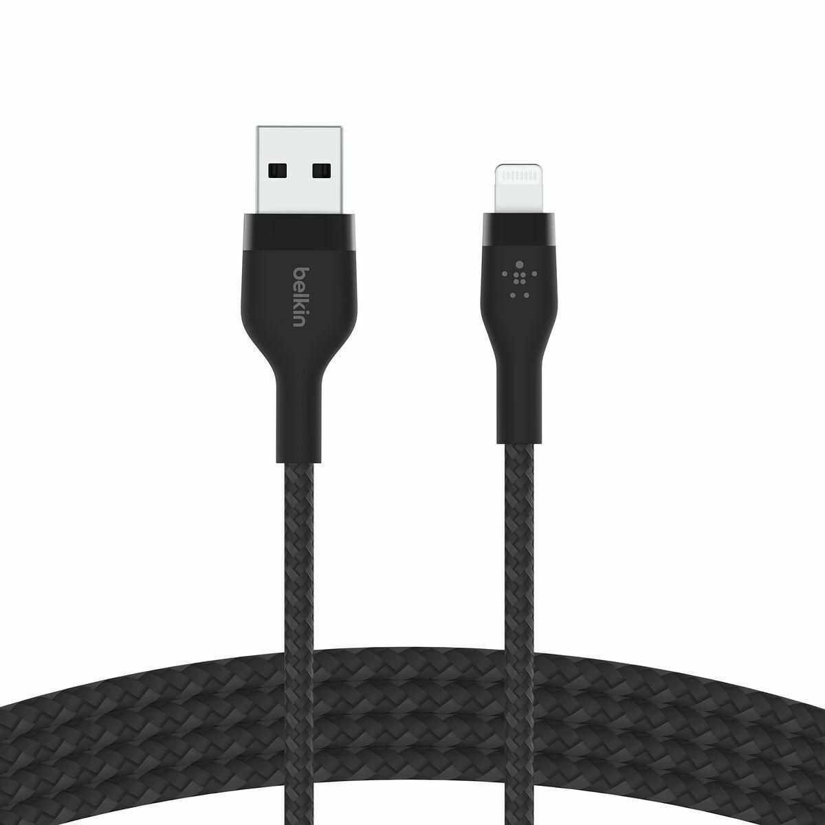 USB til Lightning-kabel Belkin CAA010BT1MBK Sort 1 m