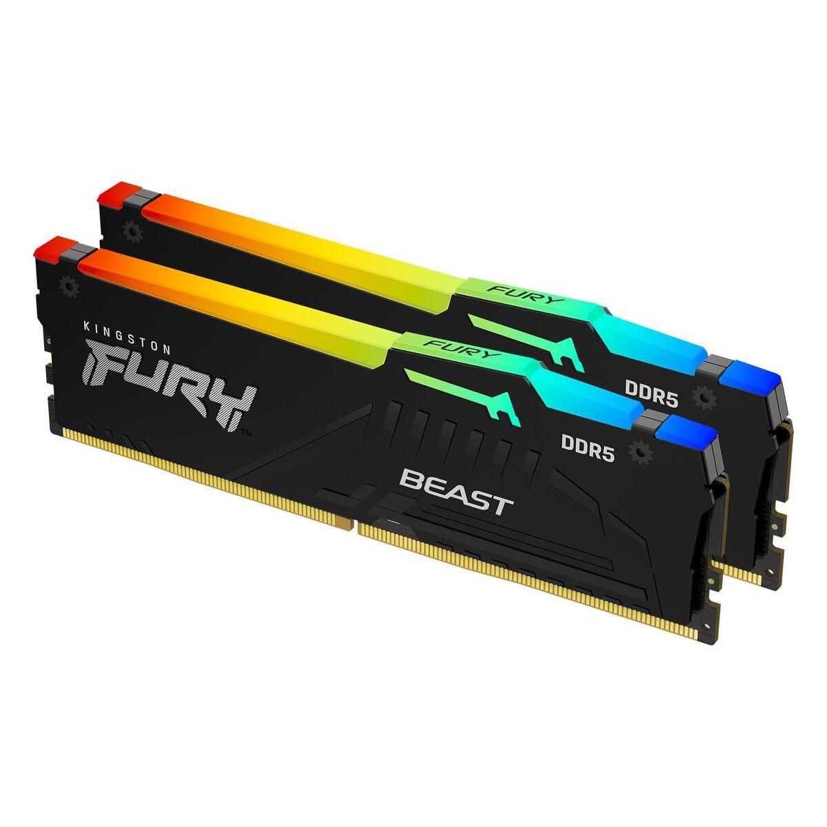 RAM-hukommelse Kingston Fury Beast RGB CL40 5600 MHz 32 GB DDR5