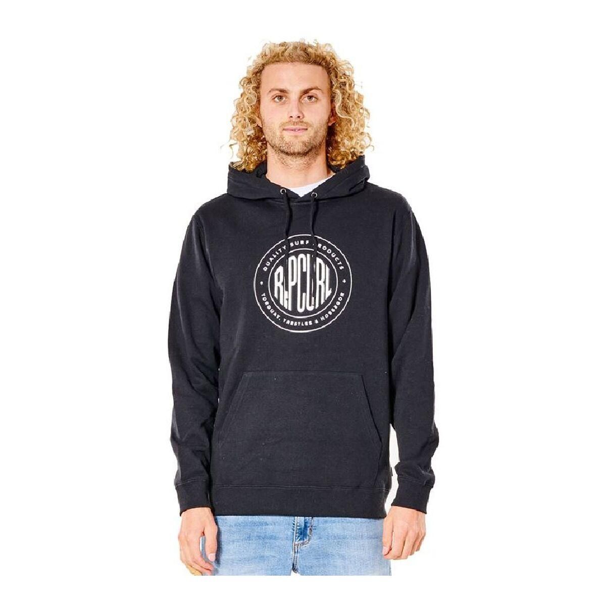 Sweaters uden Hætte til Mænd Rip Curl Tapler Mørkeblå Sort L