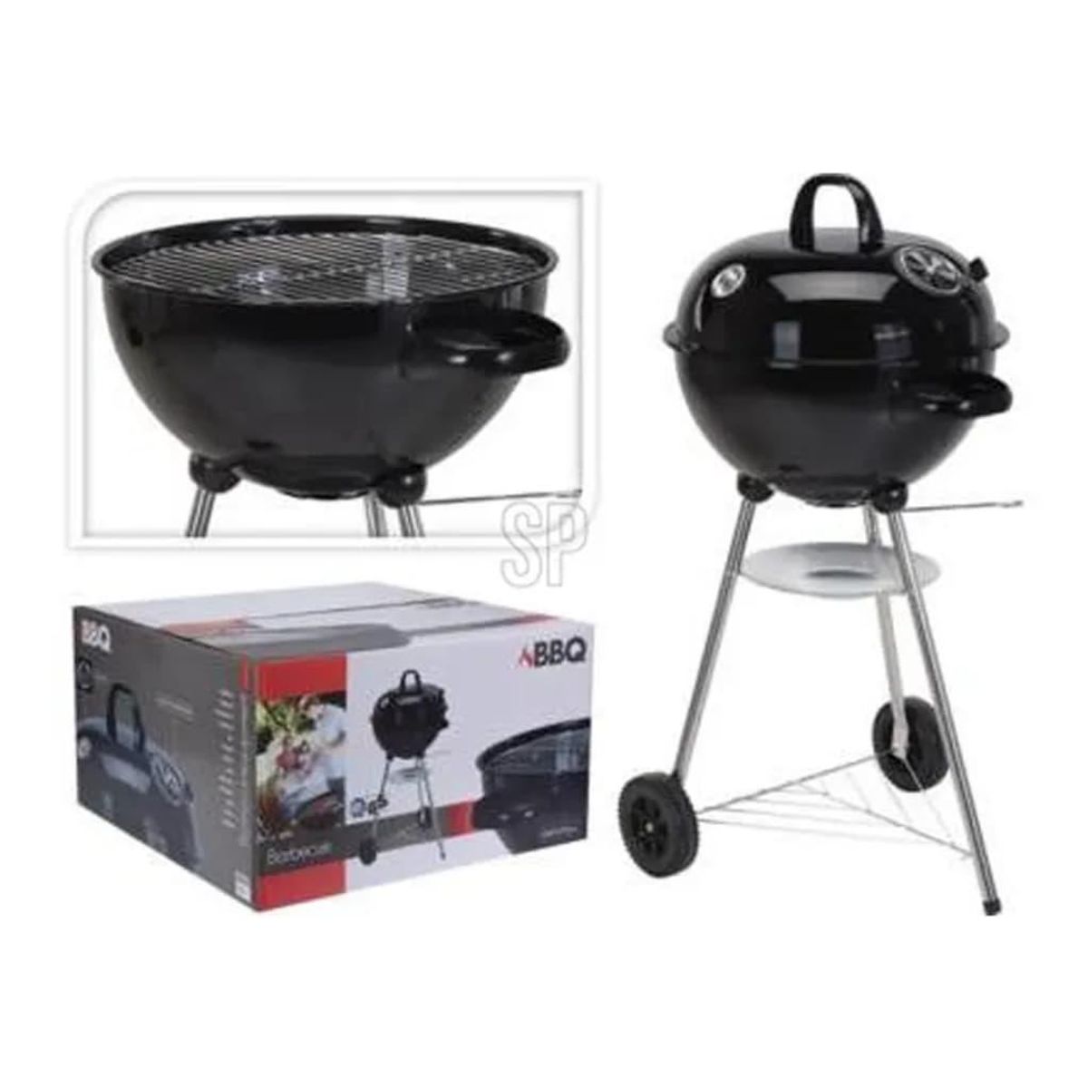 ProGarden kuglegrill sort