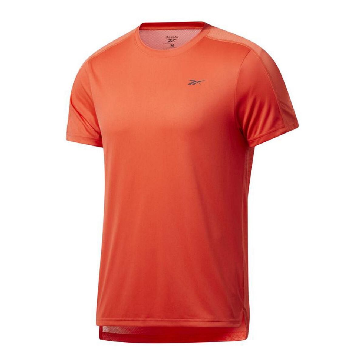 Kortærmet T-shirt til Mænd Reebok Workout Ready Tech Orange S