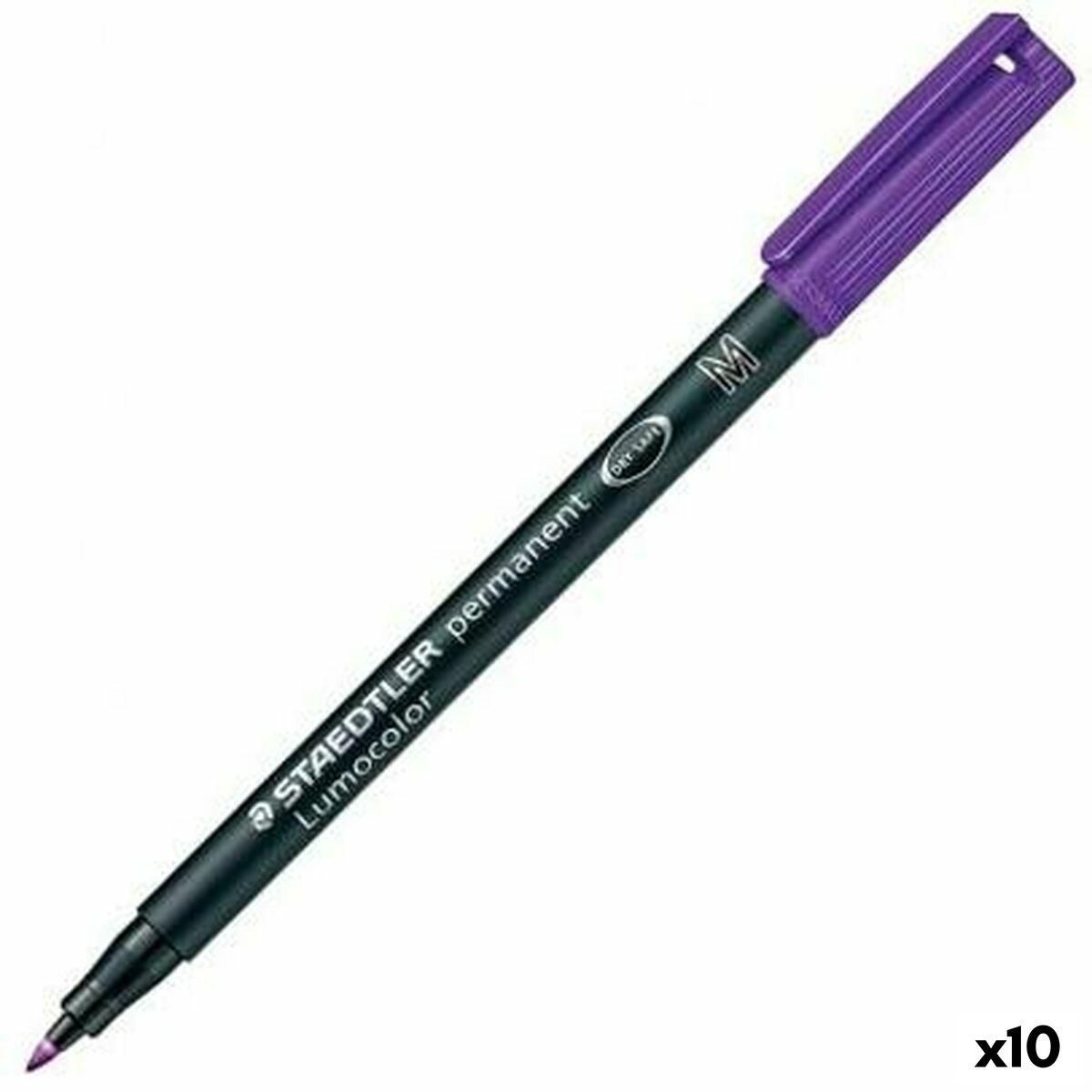 Sprittusch Staedtler Lumocolor 317-6 M Violet (10 enheder)