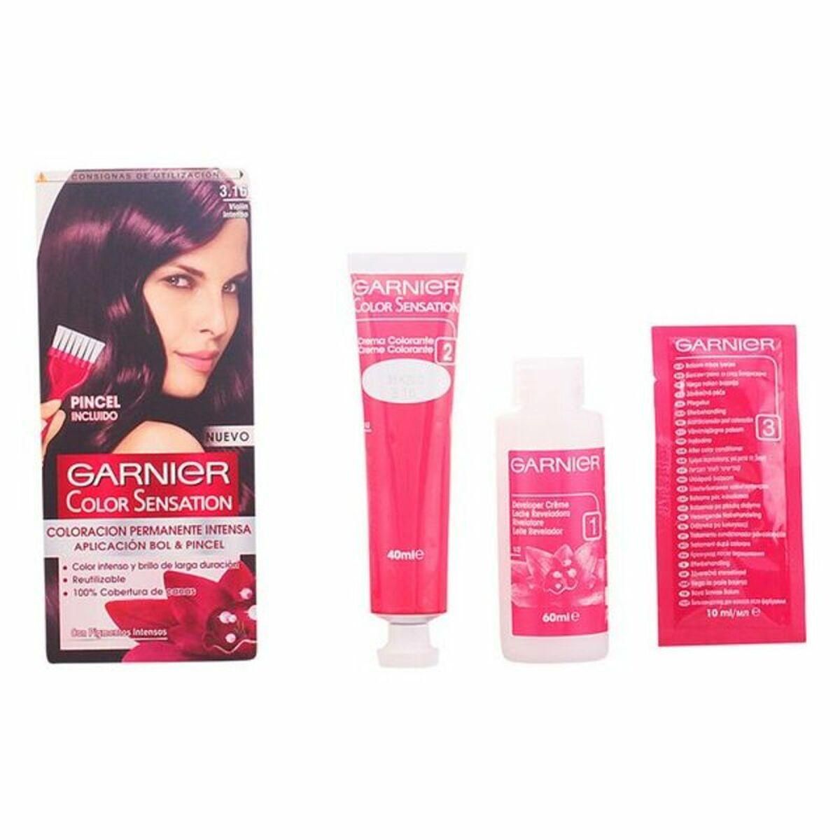 Permanent Farve Color Sensation Garnier 5.0 - castaño luminoso