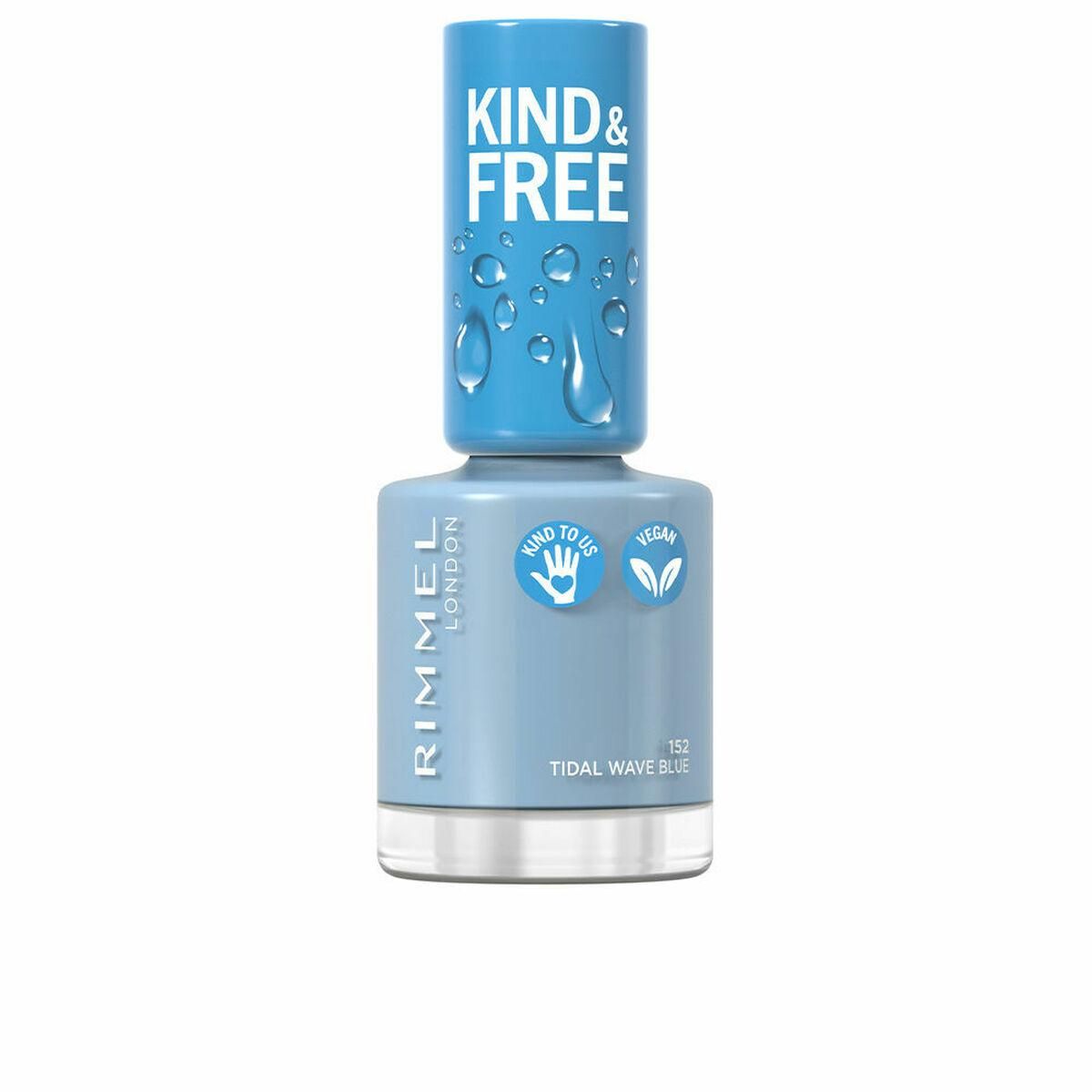 neglelak Rimmel London Kind & Free 152-tidal wave blue (8 ml)