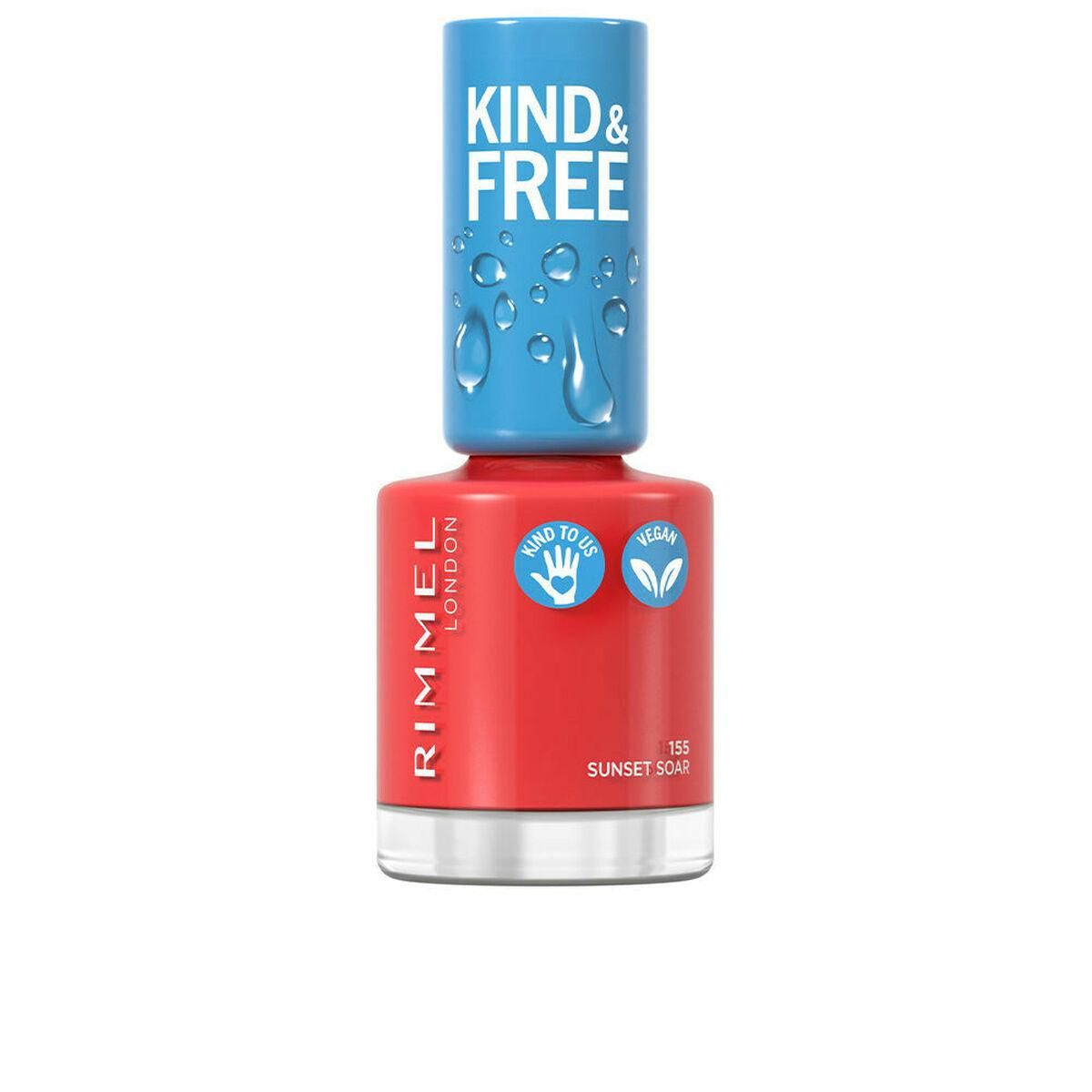 neglelak Rimmel London Kind & Free 155-sunset soar (8 ml)