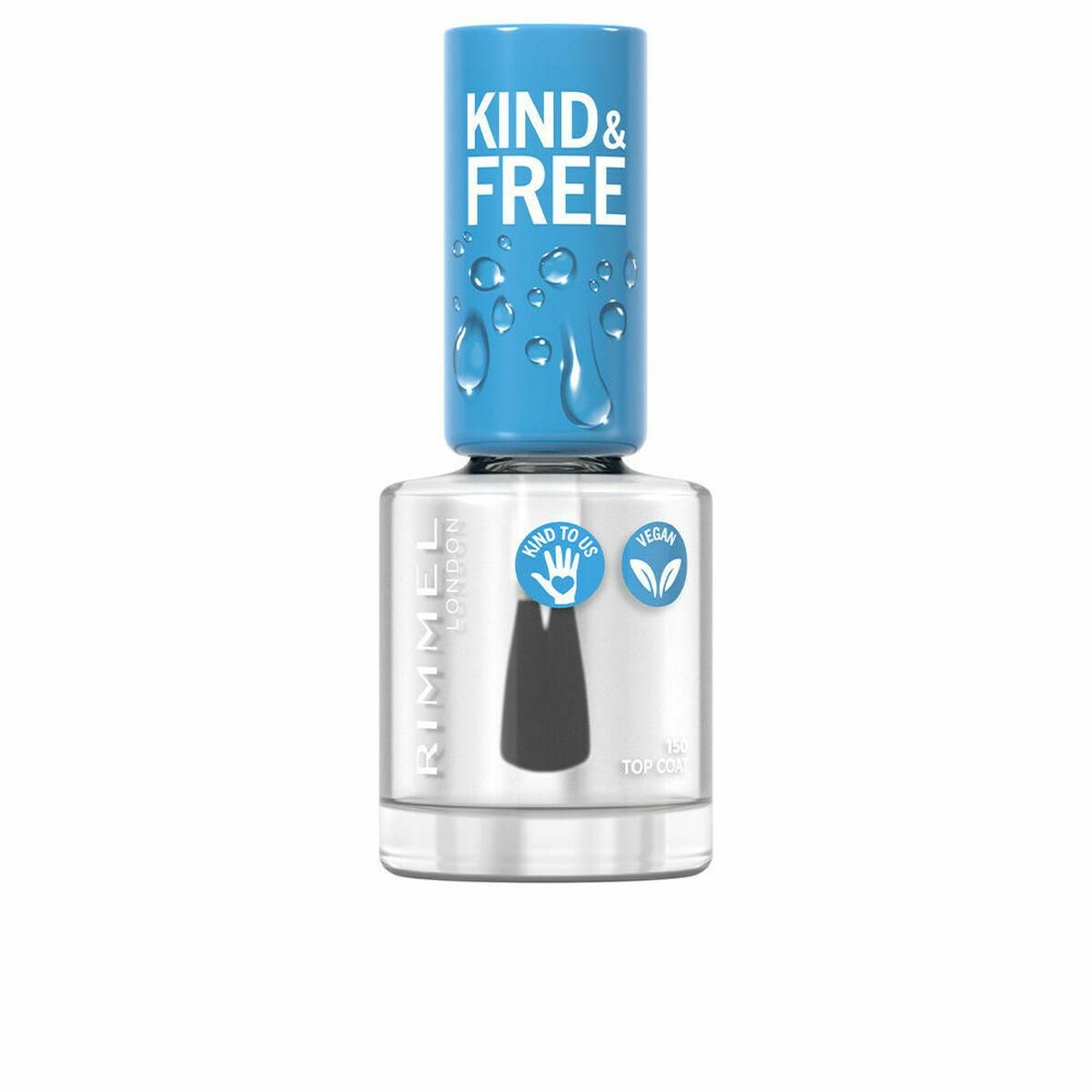 Neglelak Fikser Rimmel London Kind Free Øvre Nº 150 8 ml