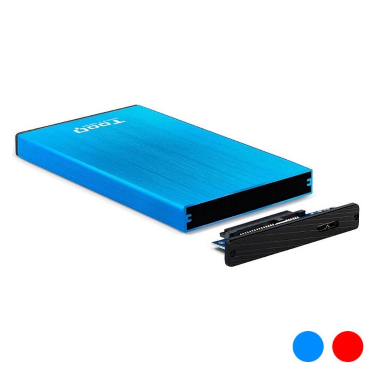 Lomme til harddisk TooQ TQE-2527 2,5" USB 3.0 Blå