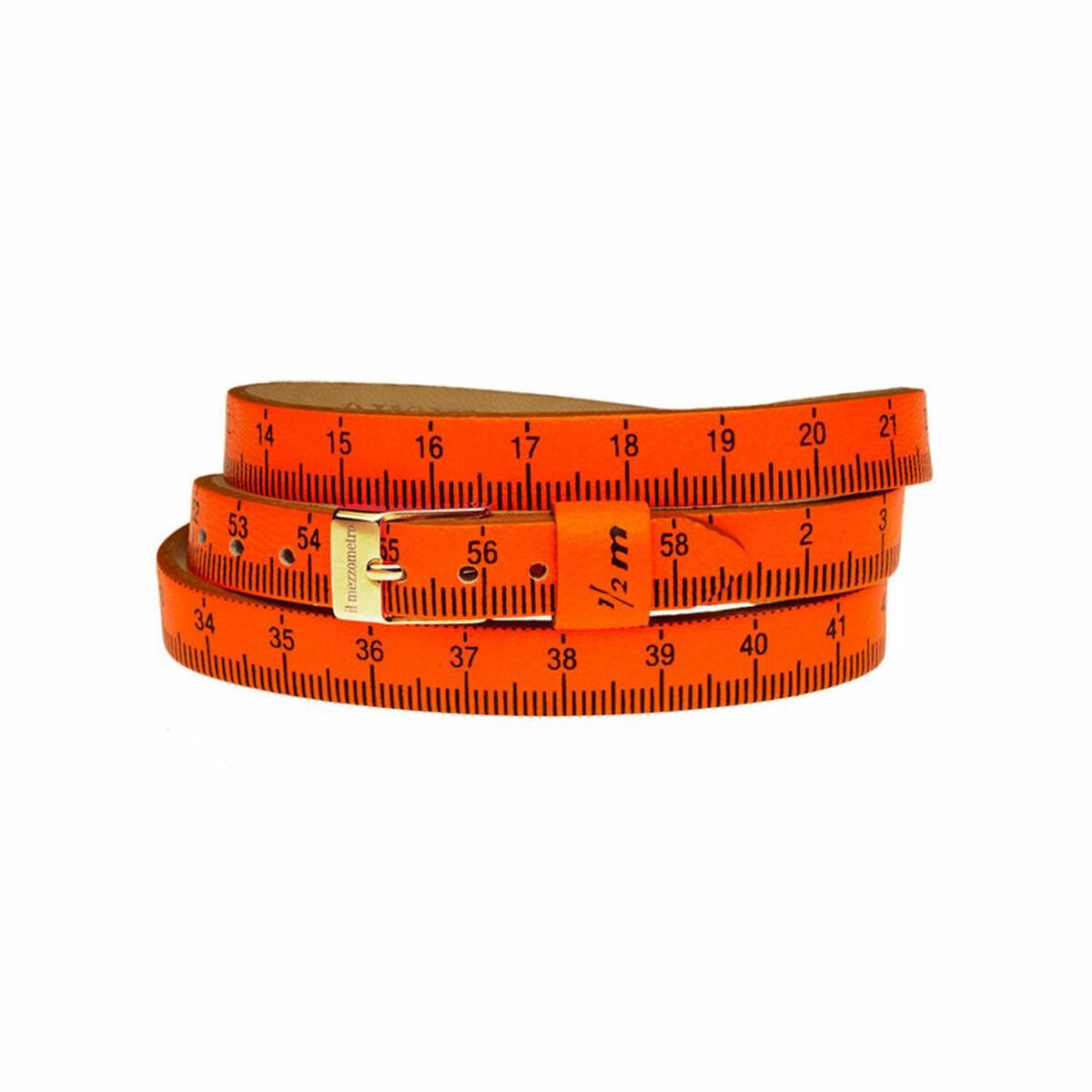 Armbånd til kvinder il mezzometro FLUO - LEATHER BRACELET