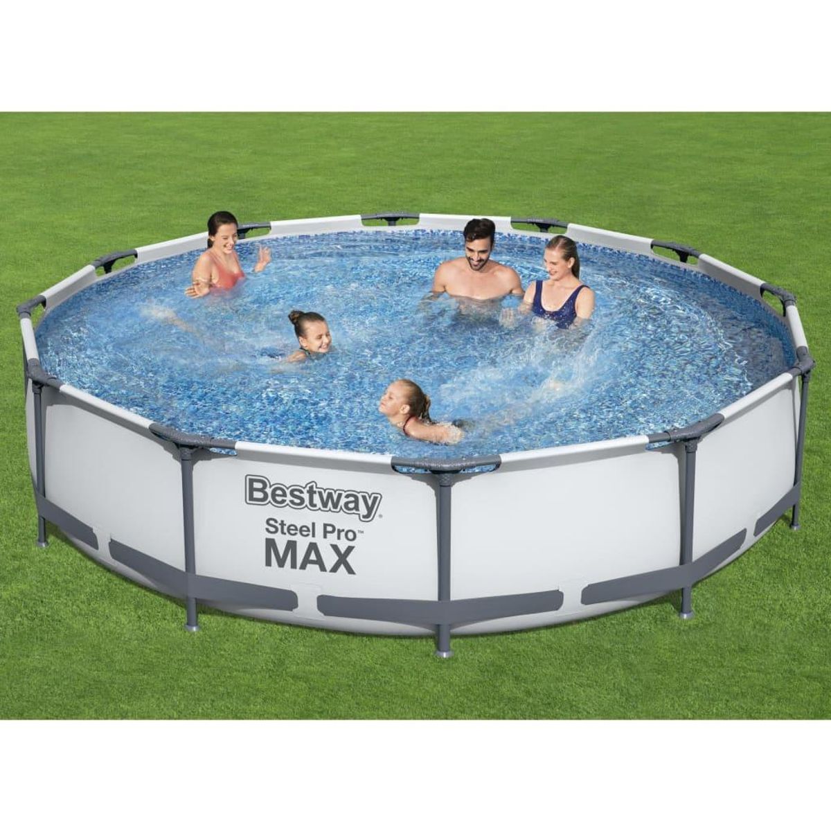 Steel Pro MAX swimmingpoolsæt 366x76 cm