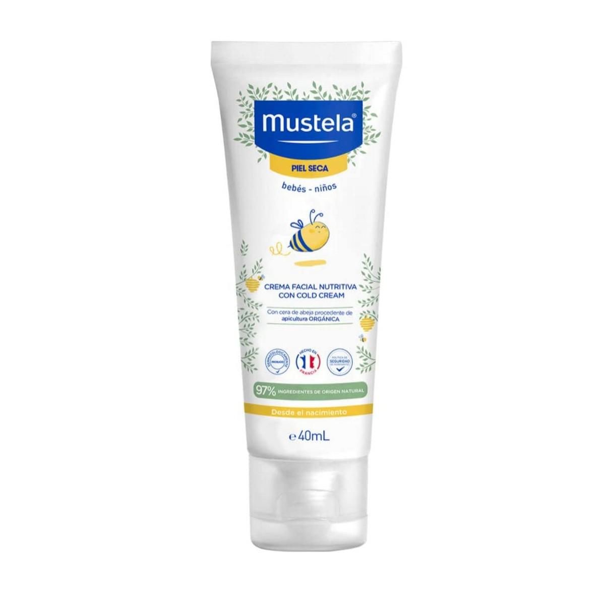 Nærende ansigtscreme Mustela Cold Cream Drenge Babyer (40 ml)