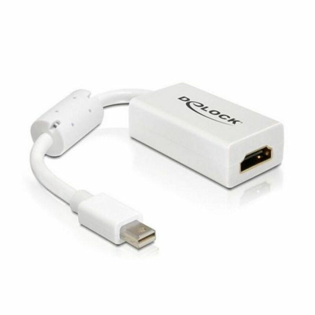 Mini DisplayPort til HDMI-adapter DELOCK Adaptador Mini DisplayPort > HDMI 18 cm