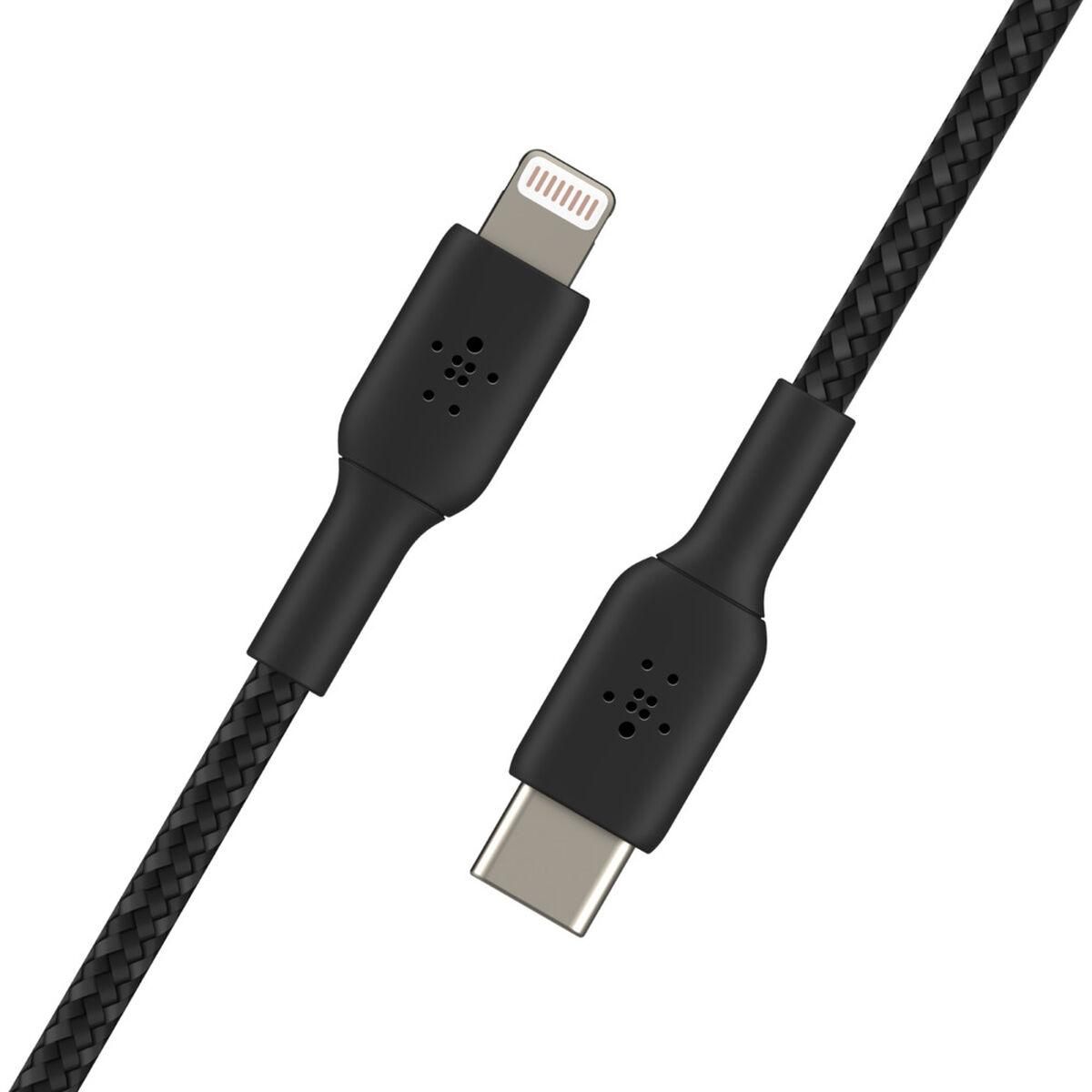 USB-C til Lightning-kabel Belkin CAA004BT1MBK 1 m Sort