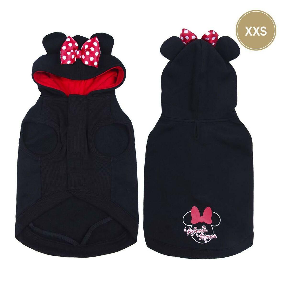 Hund Sweatshirt Minnie Mouse Sort XXS