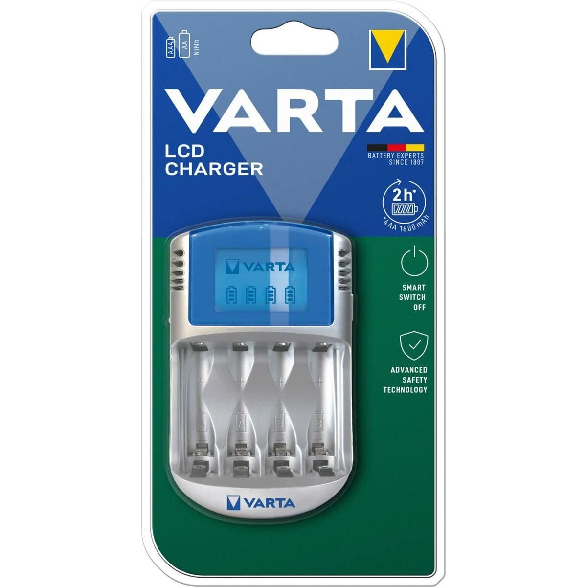 Batteroplader Varta 4 Batterier AA/AAA 12 V