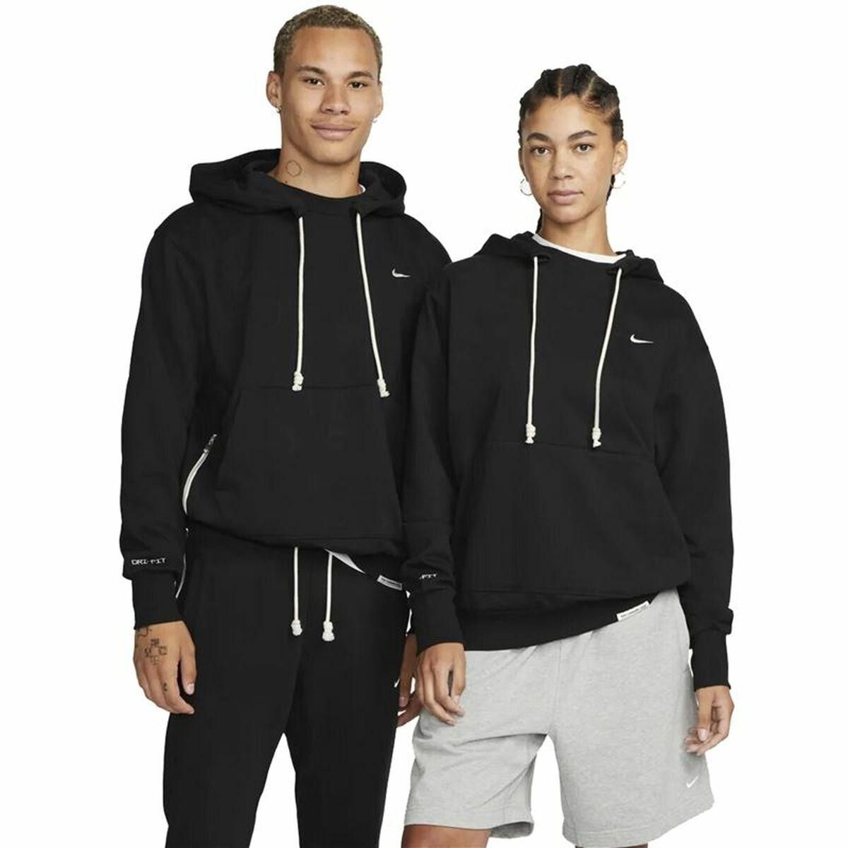 Sweaters uden Hætte til Mænd Nike Dri-FIT Standard Sort L