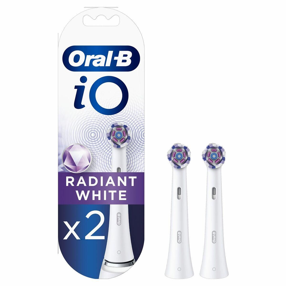 Tandbørstehoved Oral-B IO WW-2FFS 2UD Hvid 2 enheder