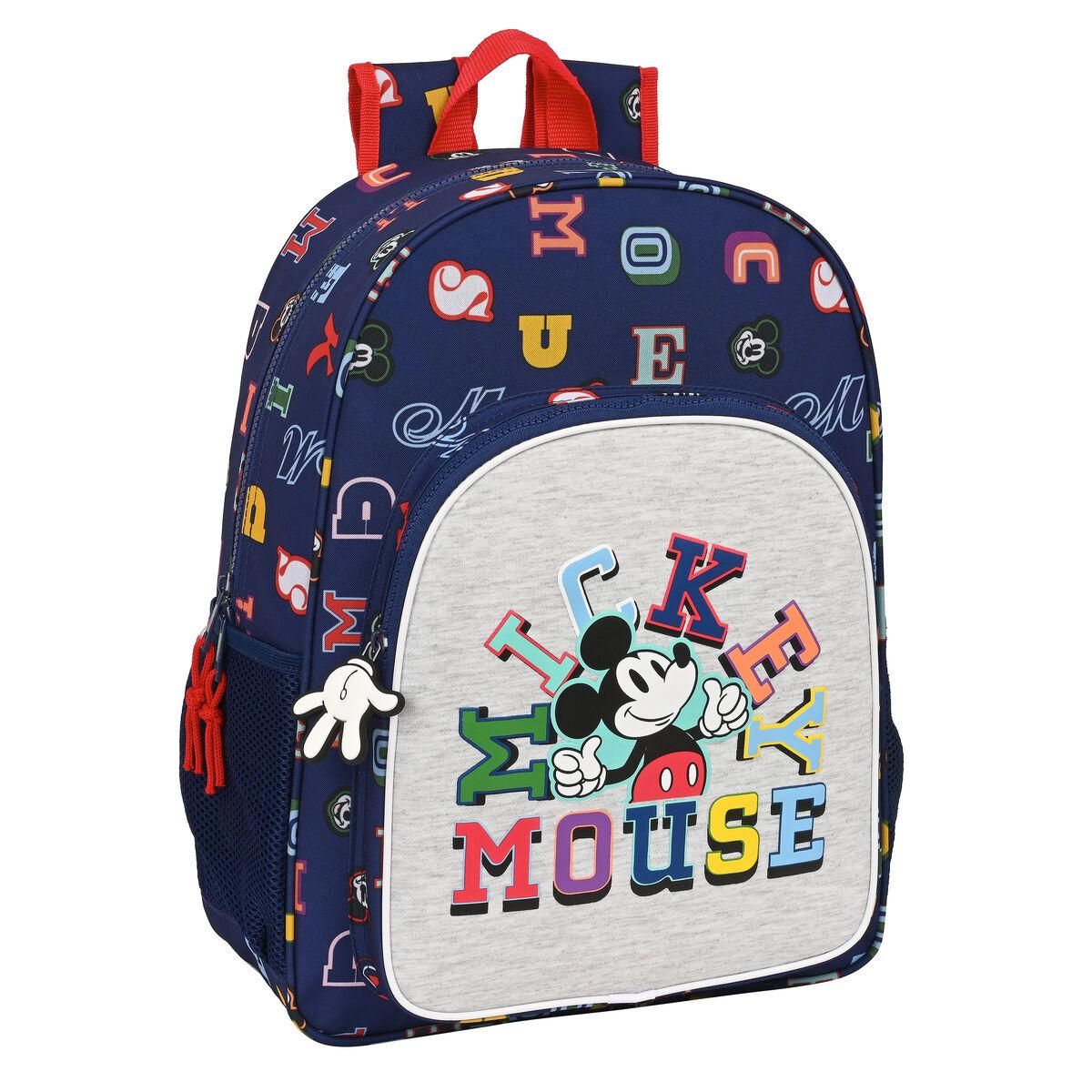 Skoletaske Mickey Mouse Clubhouse Only one Marineblå (33 x 42 x 14 cm)