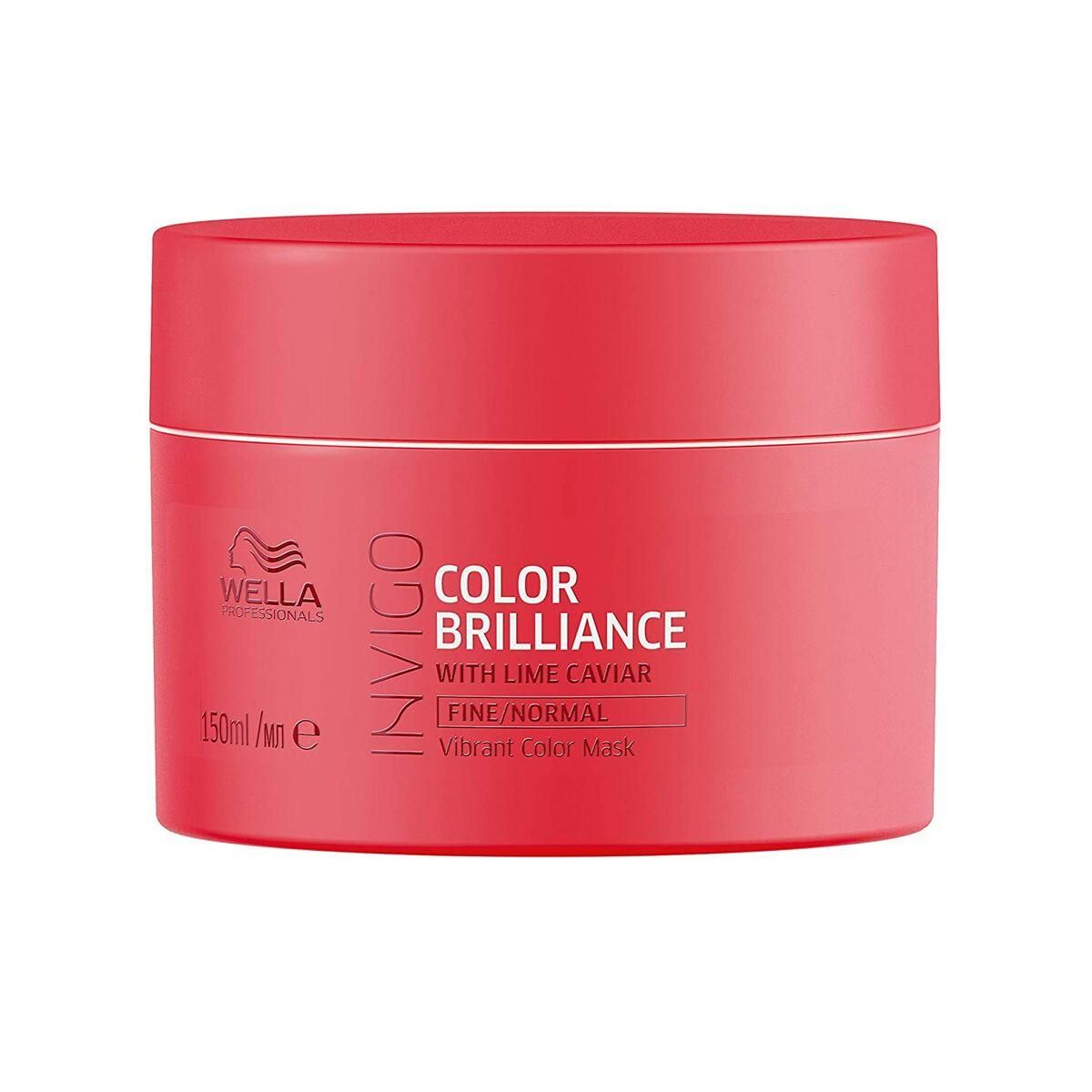 Maske Beskyttelse af Farven Wella Invigo Color Brilliance Fint hår (150 ml)