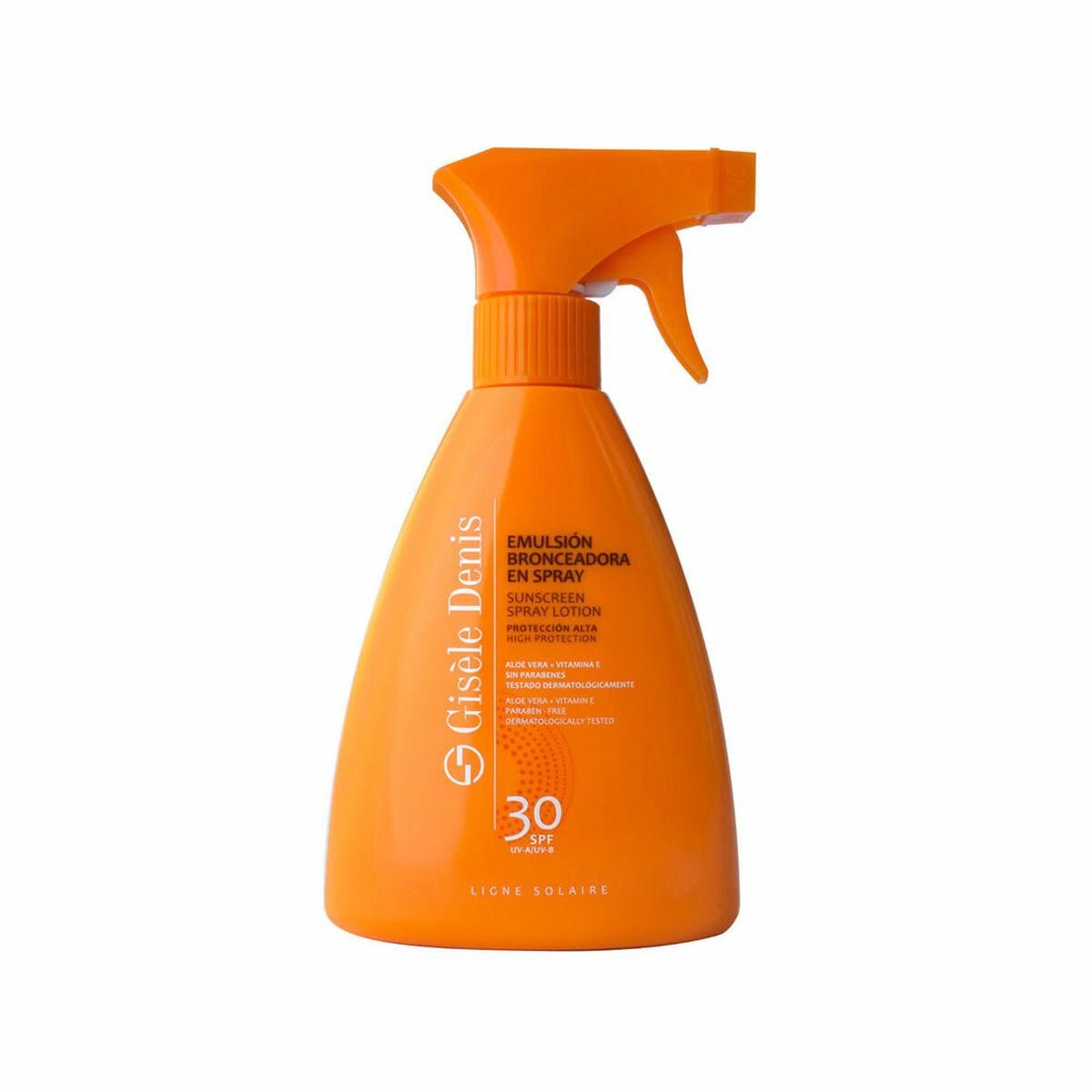 Krop solcreme spray Emulsión Bronceadora Gisele Denis (300 ml) Spf 15