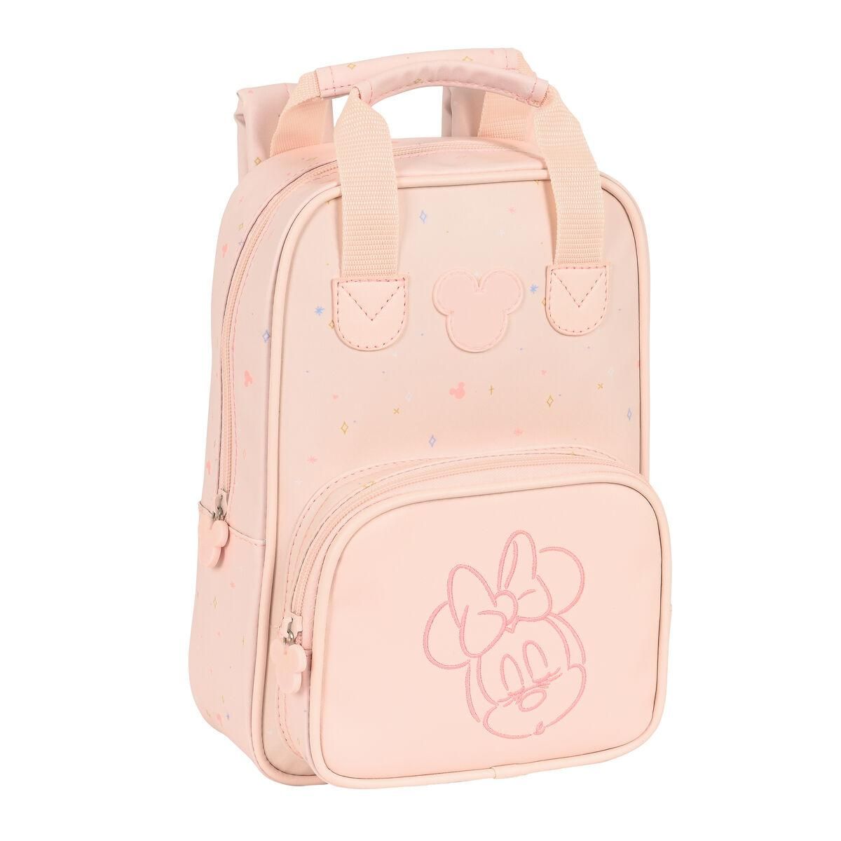 Skoletaske Minnie Mouse Pink (20 x 28 x 8 cm)