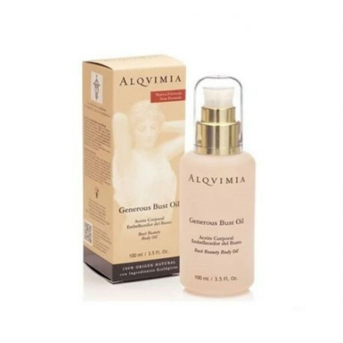 Creme med opstrammende effekt på halsen og kavalergangen Generous Bust Oil Alqvimia 100 ml