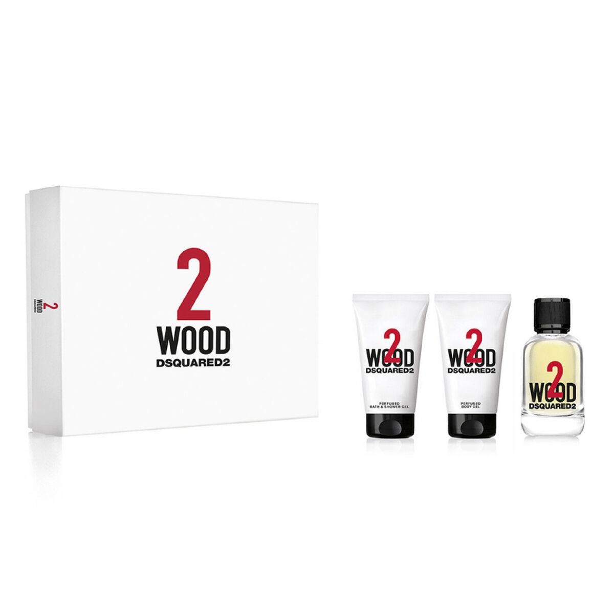 Parfume sæt til kvinder Dsquared2 2 Wood 2 Wood 3 Dele