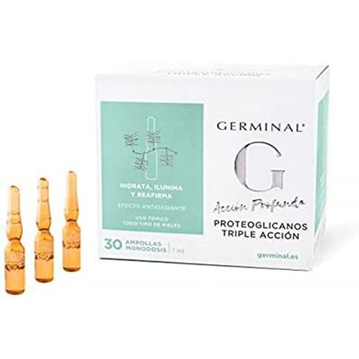 Anti-Age behandling til ansigt og hals Germinal Acción Profunda Proteoglicanos 30 x 1 ml