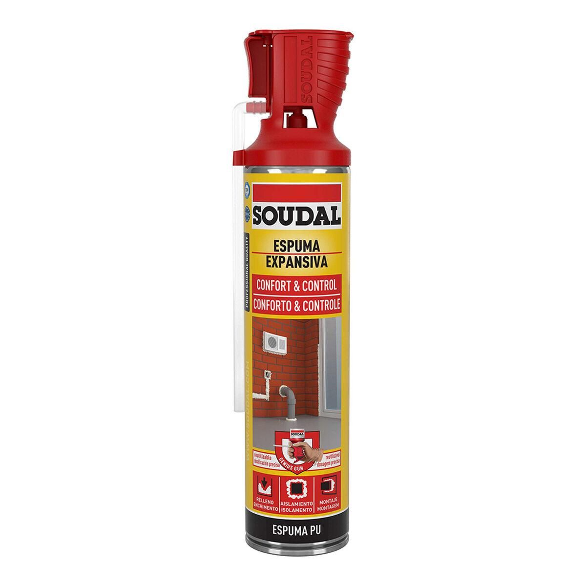 Skum Soudal Confort & Control 123921 Polyuretan 600 ml