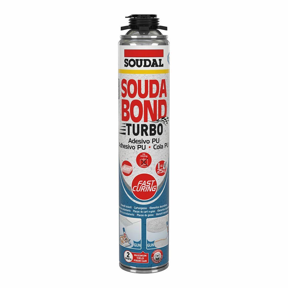 Skum Soudal SoudaBond Turbo Polyuretan Pistol 750 ml