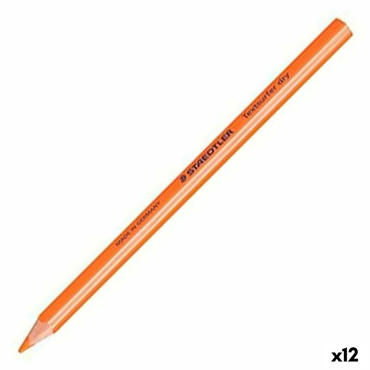 Fluorescerende markør Staedtler Blyant Orange (12 enheder)