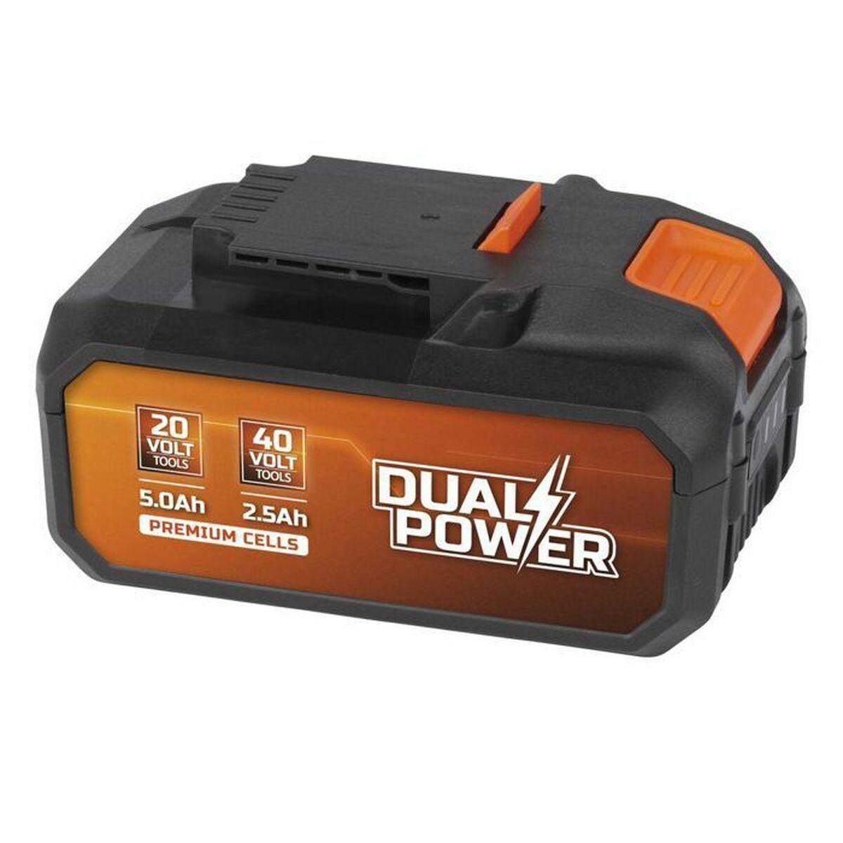 Genopladeligt litiumbatteri Powerplus Dual Power Powdp9037 20 V 2,5 Ah 5 Ah Litio Ion 40 V