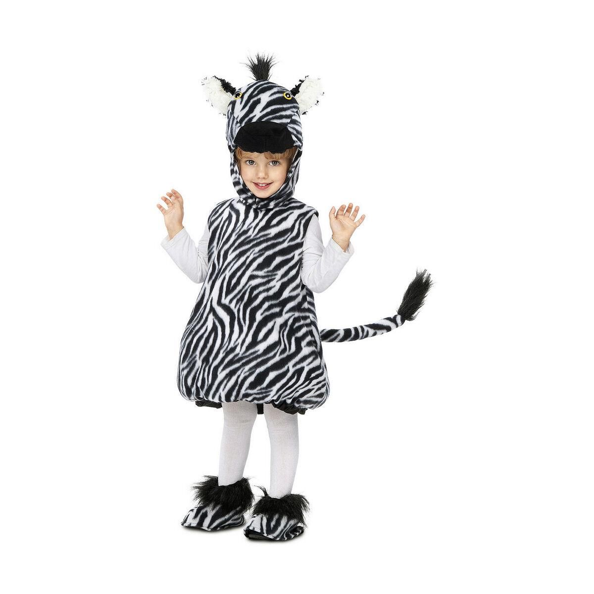 Kostume til børn Zebra (4 Dele) 5-6 år